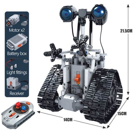 Building Block Boy Toy Set with Electric Robot Control Toyland EU