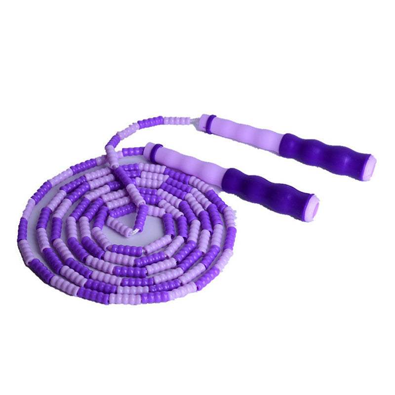 Kids' Skipping Rope | Bamboo Knot, Soft Beads