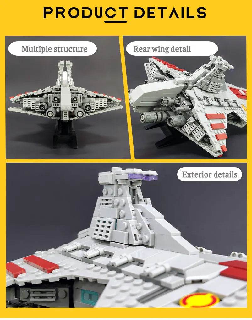 67106 JIESTAR High-tech Moc Venator Attack Cruiser Model Toys - ToylandEU