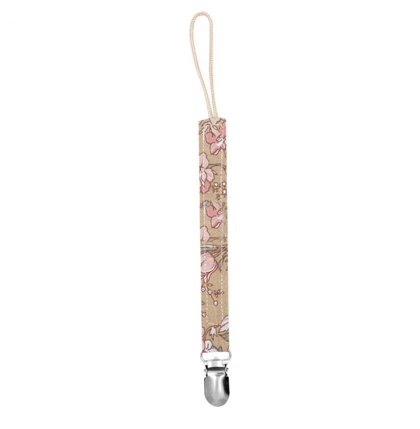 Cotton Linen Pacifier Clip | Anti-Drop