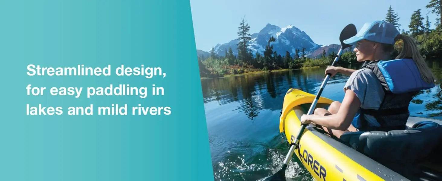 68307EP Explorer K2 Inflatable Kayak Set with Oars and Pump - ToylandEU