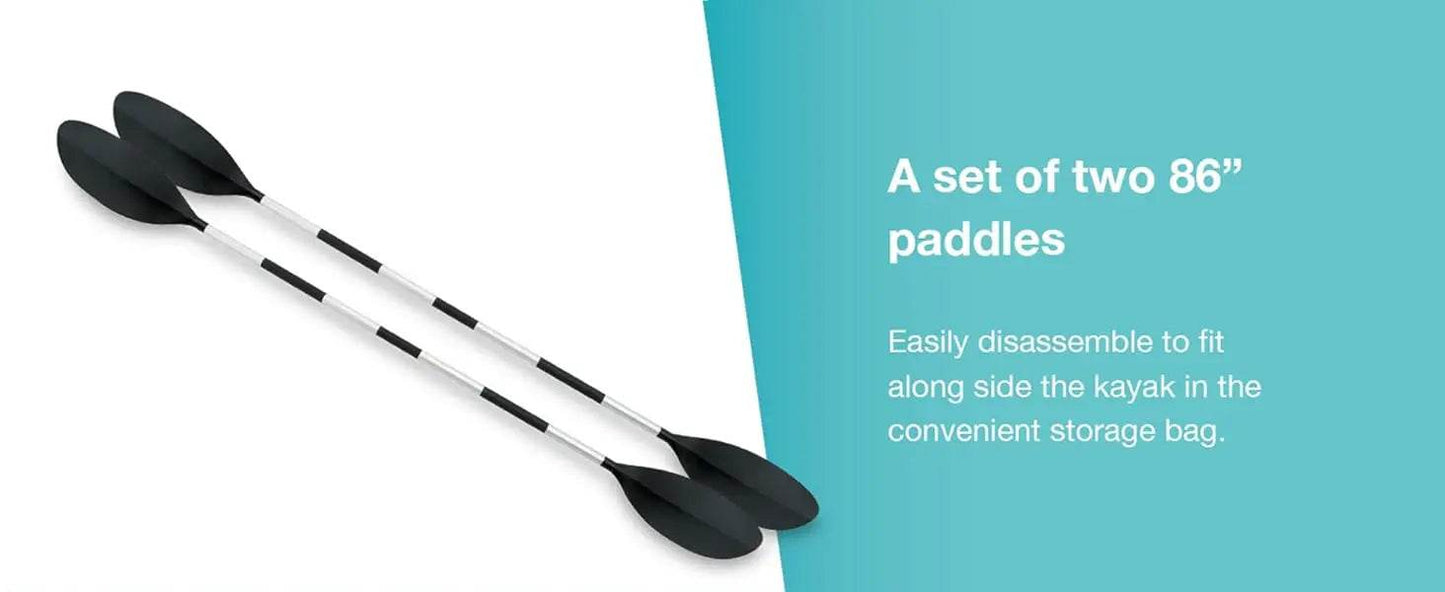 68307EP Explorer K2 Inflatable Kayak Set with Oars and Pump - ToylandEU