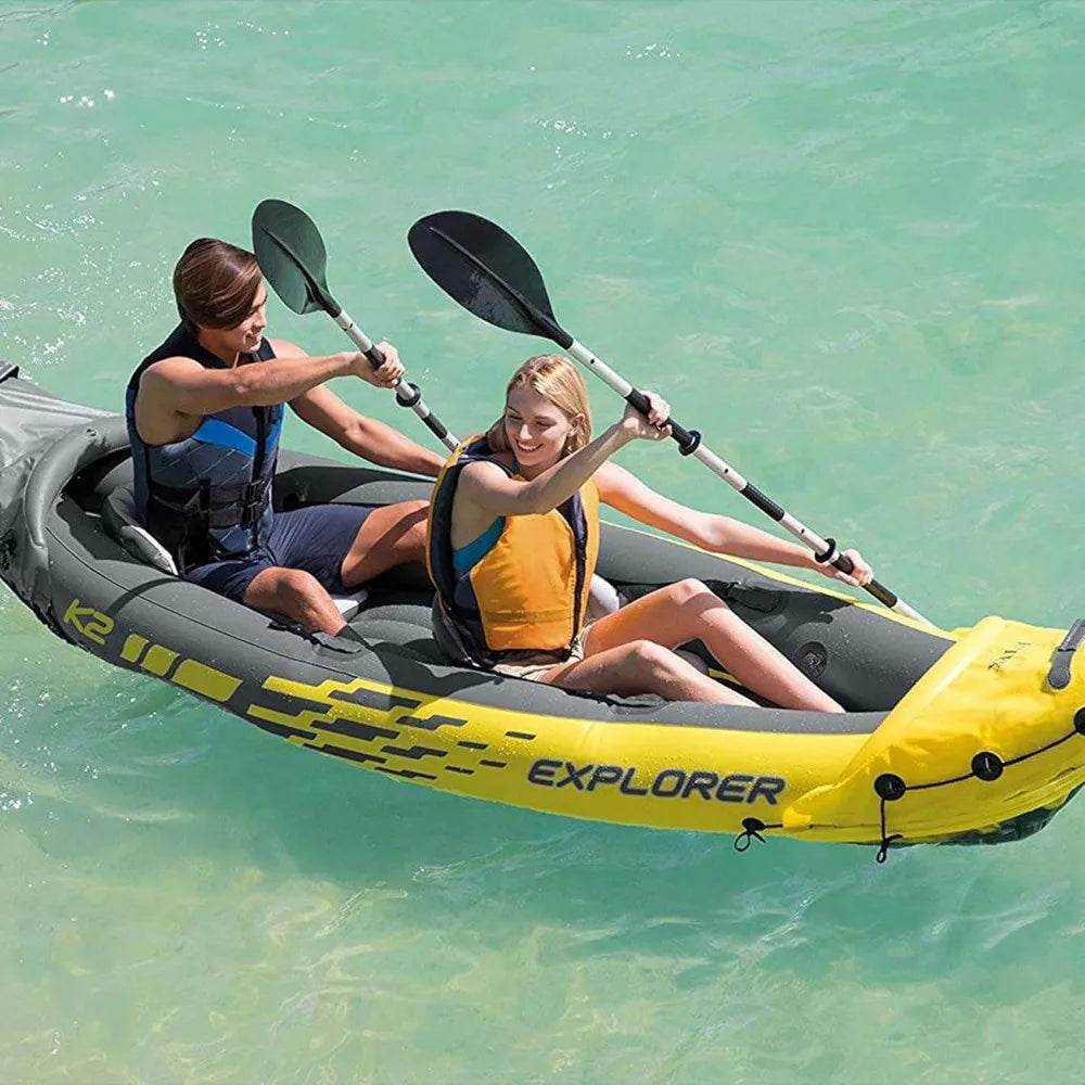 68307EP Explorer K2 Inflatable Kayak Set with Oars and Pump - ToylandEU
