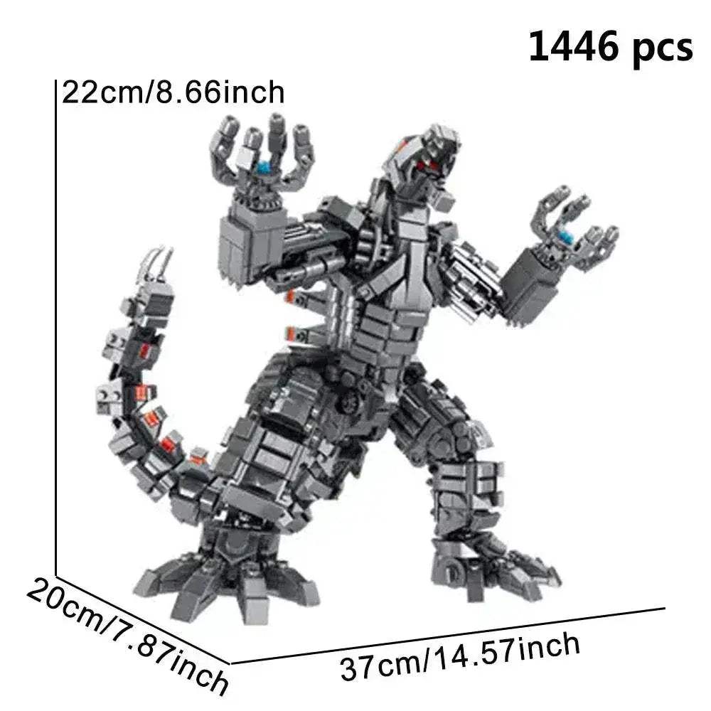 687006 Ideas Dinosaur Monster Mecha Bricks Moc Toys 1446pcs Set Building Bricks MOC - ToylandEU
