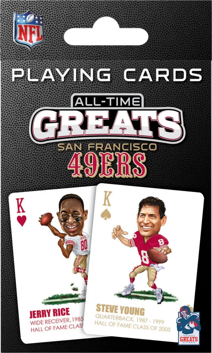 San Francisco 49ers Playing Cards All-Time Greats
