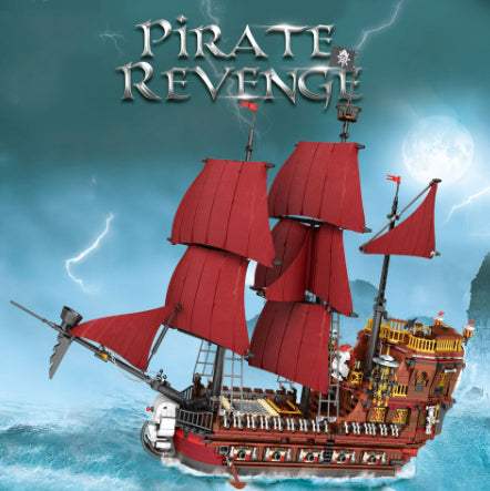 Black Pearl Pirate Ship Building Set | 3066 Pieces