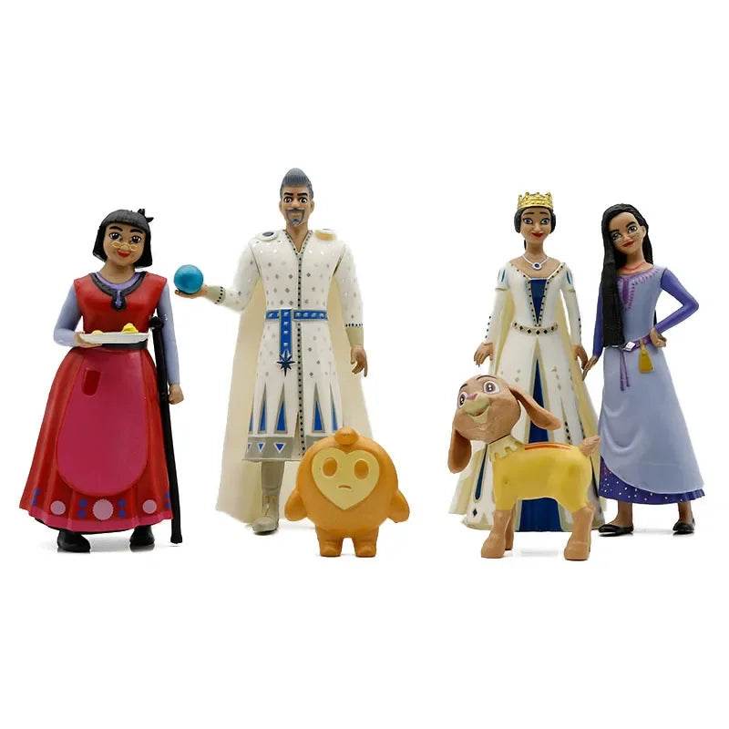 6Pcs/Set Disney Movie Wish Action Figures Toy Kawaii Gift - ToylandEU