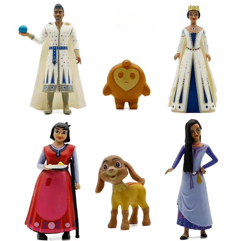 6Pcs/Set Disney Movie Wish Action Figures Toy Kawaii Gift - ToylandEU