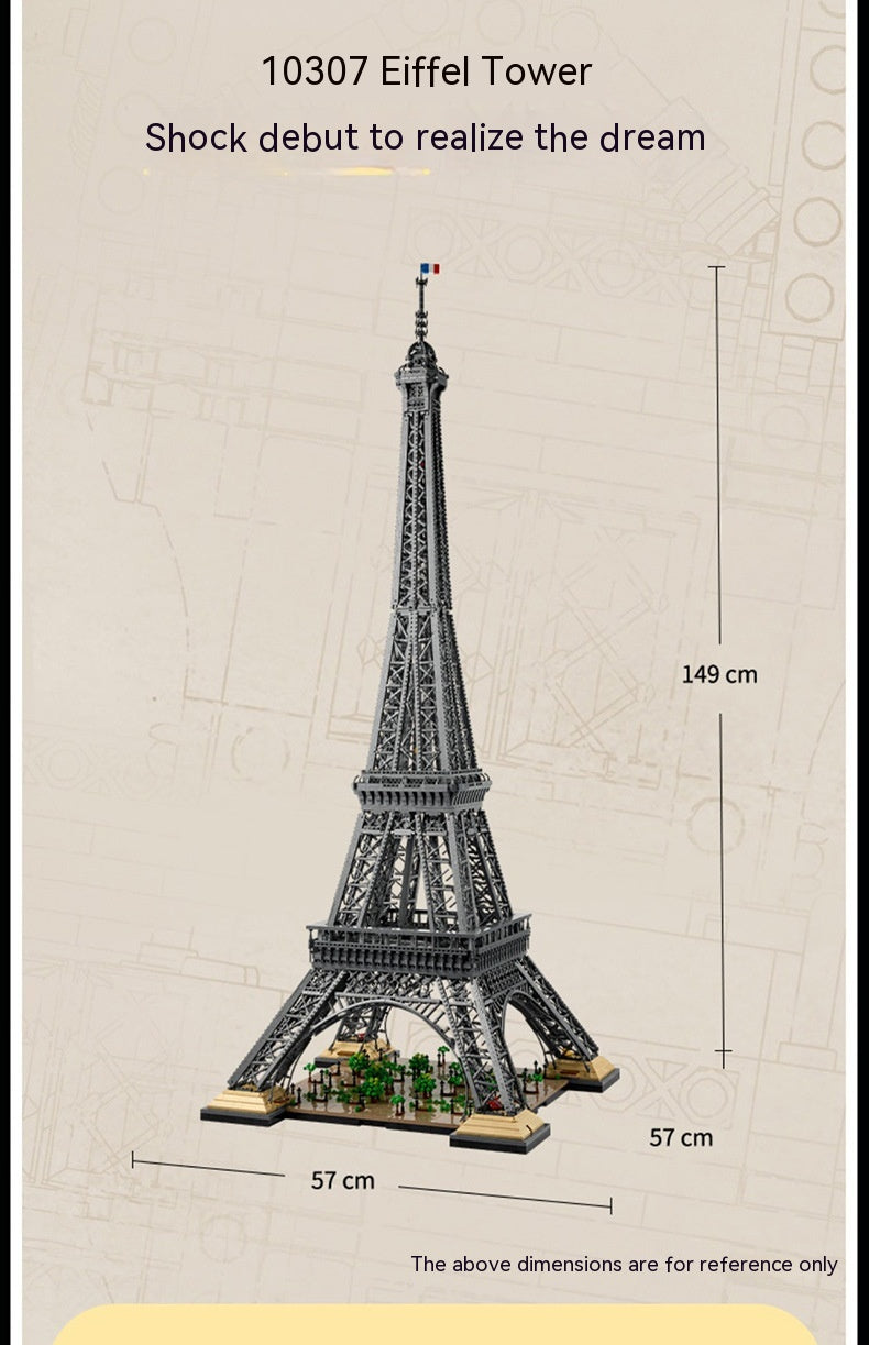 Eiffel Tower Challenging Building Block Model - ToylandEU