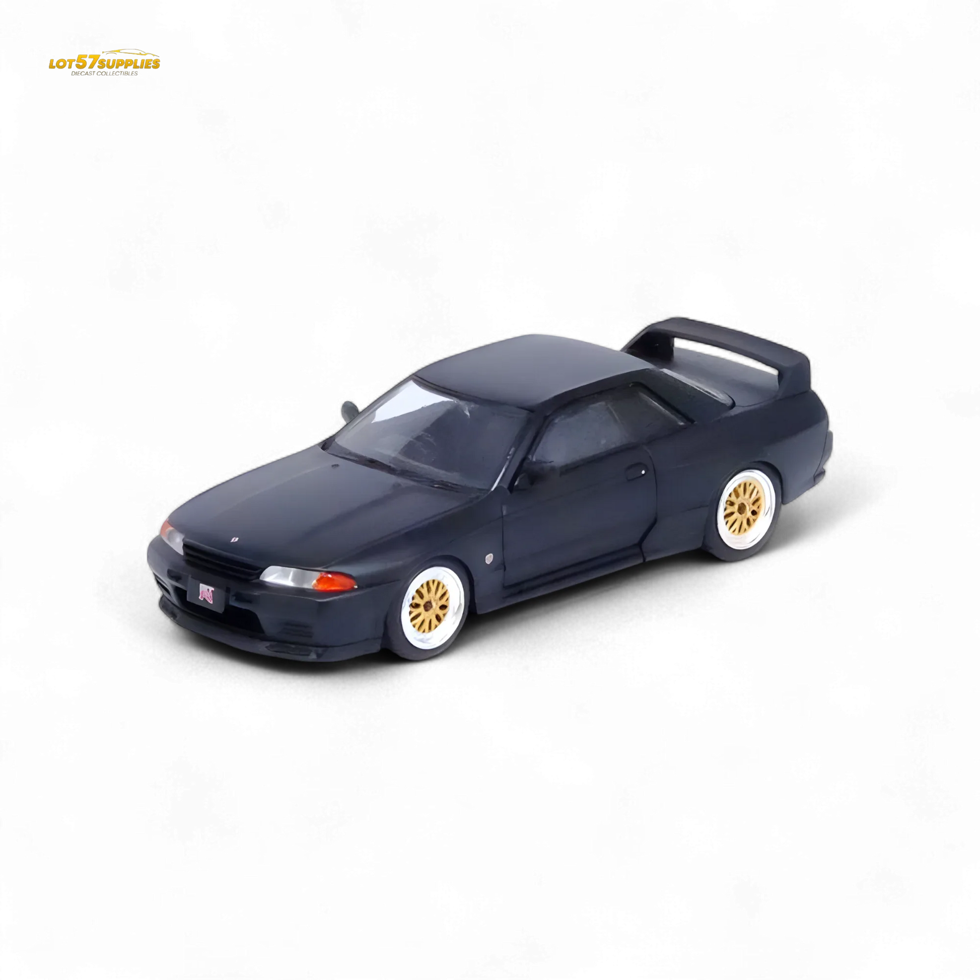 Inno64 Nissan Skyline GT-R R32 Matt Black "THE DIECAST COMPANY" Special Edition 1:64 IN64-R32-MB - ToylandEU