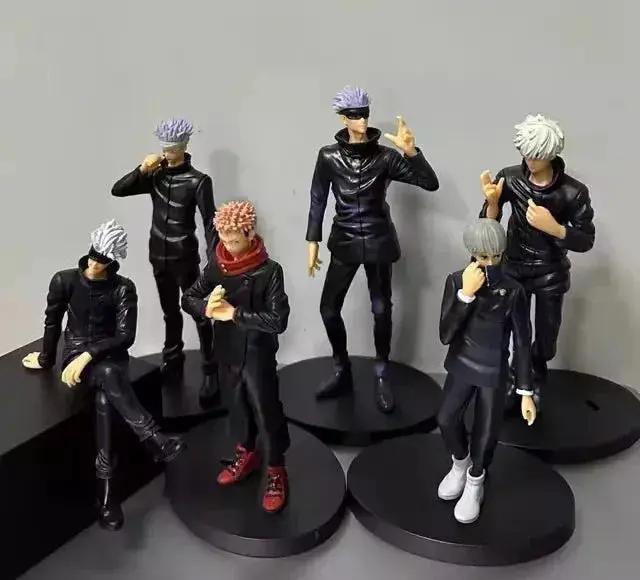  6pcs Jujutsu Kaisen Figurines, Gojo Yuji Toge Anime Collectible Figures 6.5 in -  ToylandEU™