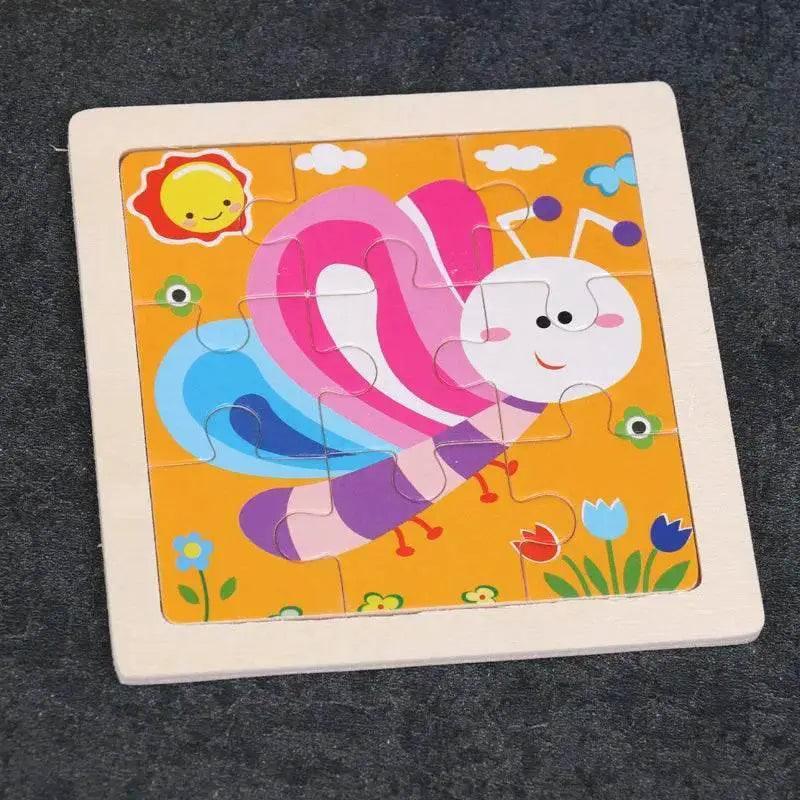  6pcs Small Wooden Jigsaw Puzzles For Kids Educational Toys -  ToylandEU™