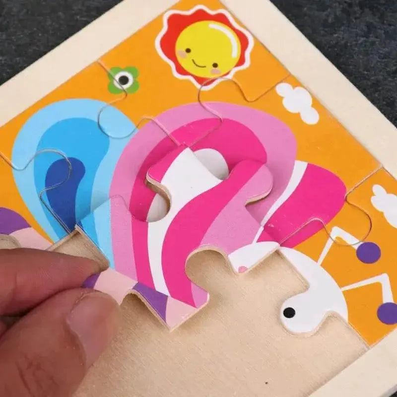  6pcs Small Wooden Jigsaw Puzzles For Kids Educational Toys -  ToylandEU™