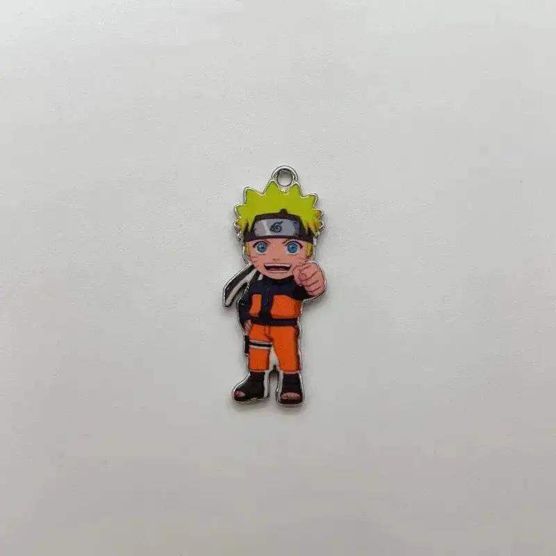 7 PCS Naruto Key Chain Charms, Anime Cartoons Character Alloy Charms Pendant - ToylandEU
