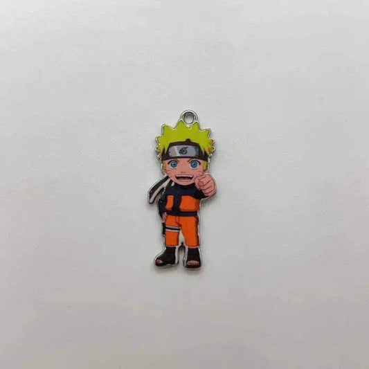 7 PCS Naruto Key Chain Charms, Anime Cartoons Character Alloy Charms Pendant - ToylandEU