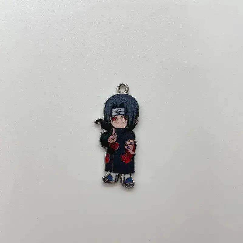 7 PCS Naruto Key Chain Charms, Anime Cartoons Character Alloy Charms Pendant - ToylandEU