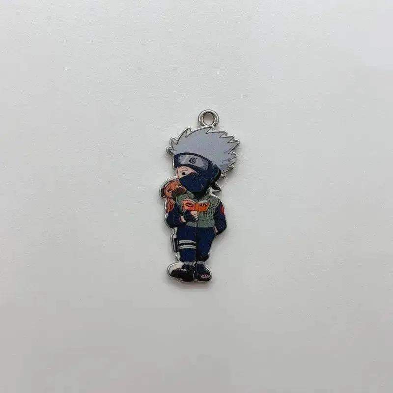 7 PCS Naruto Key Chain Charms, Anime Cartoons Character Alloy Charms Pendant - ToylandEU