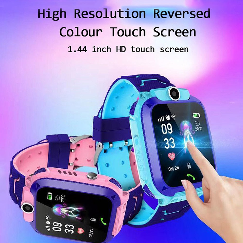 Kids Smart Phone Watch (Age 4+) with Camera,Waterproof, GPS,Calls,Voice Notes & SOS Button