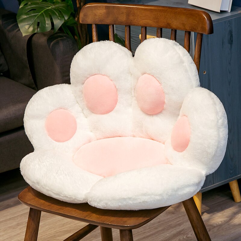 Kawaii Cat Paw Plush Floor Cushion - 70*60cm