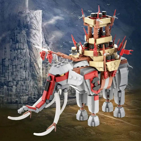 703PCS MOC -76558 Mumakil Oliphant Building Block Building Bricks MOC - ToylandEU