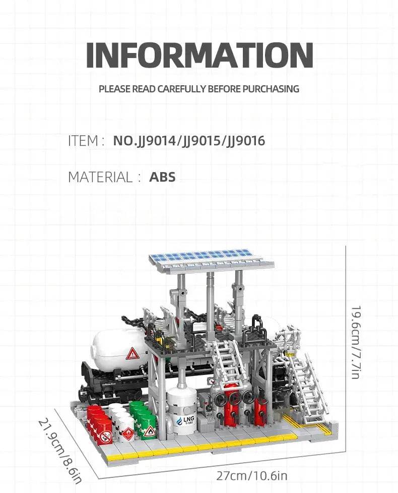 717PCS Chemical Plant Building Blocks Toys for Kids Gifts - ToylandEU