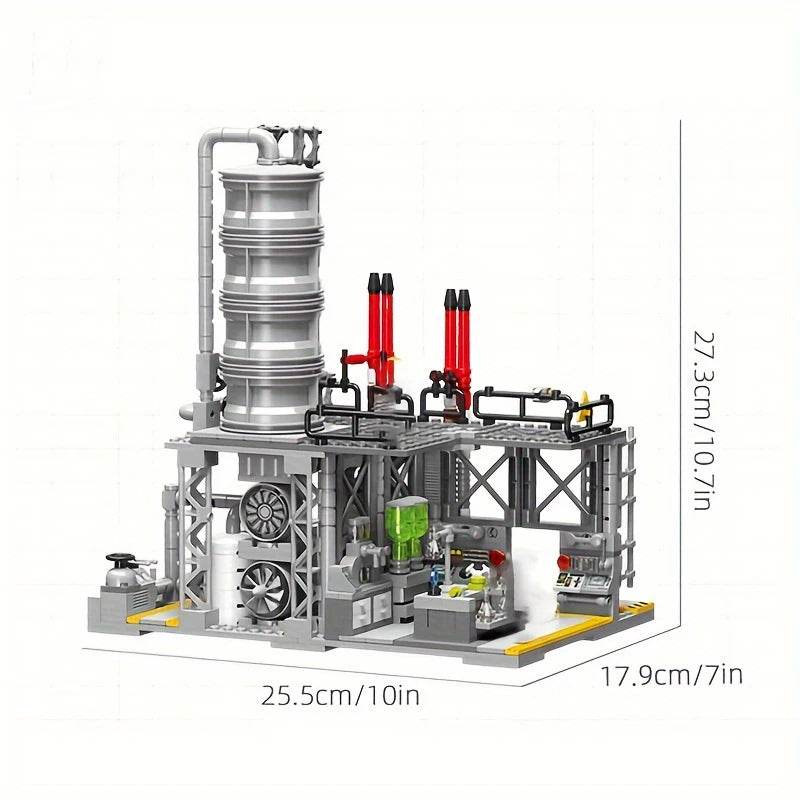 717PCS Chemical Plant Building Blocks Toys for Kids Gifts - ToylandEU