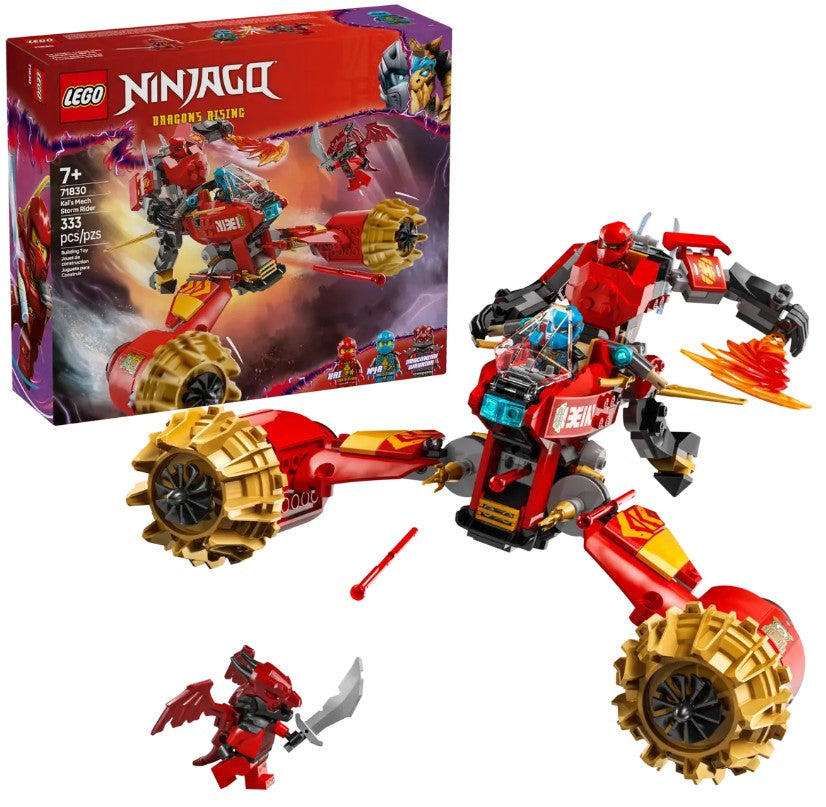 LEGO® NINJAGO Kai's Mech Storm Rider Set | 333 Pieces | Ages 7+
