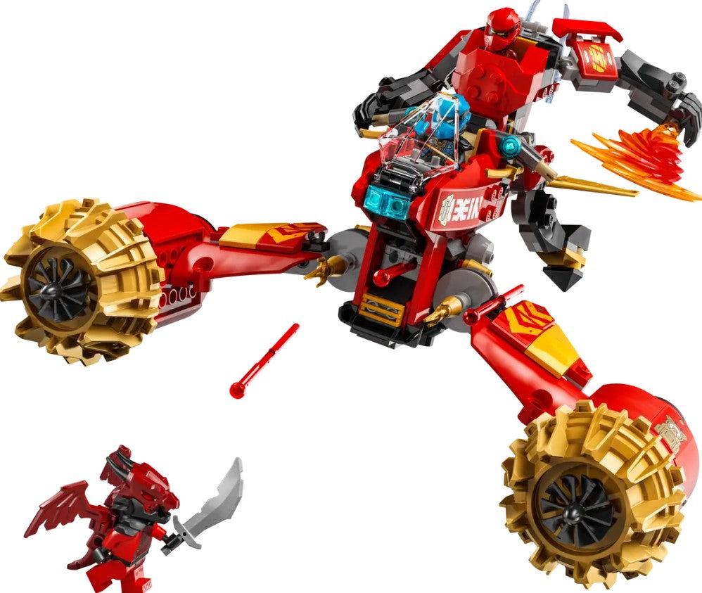 LEGO® NINJAGO Kai's Mech Storm Rider Set | 333 Pieces | Ages 7+