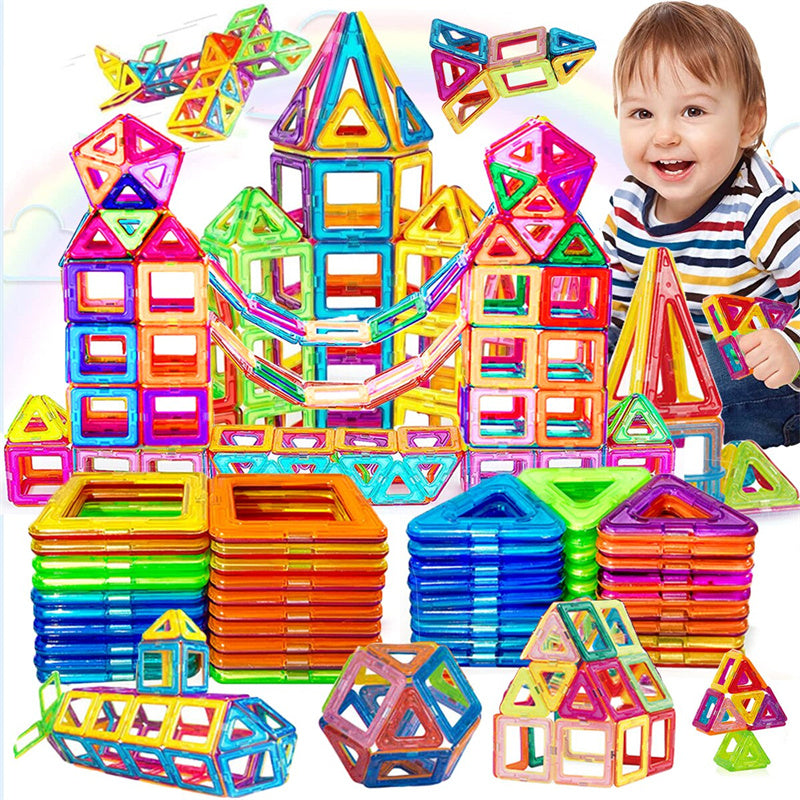 Magnetic Building Blocks - Educational Construction Set for Creative Kids - ToylandEU