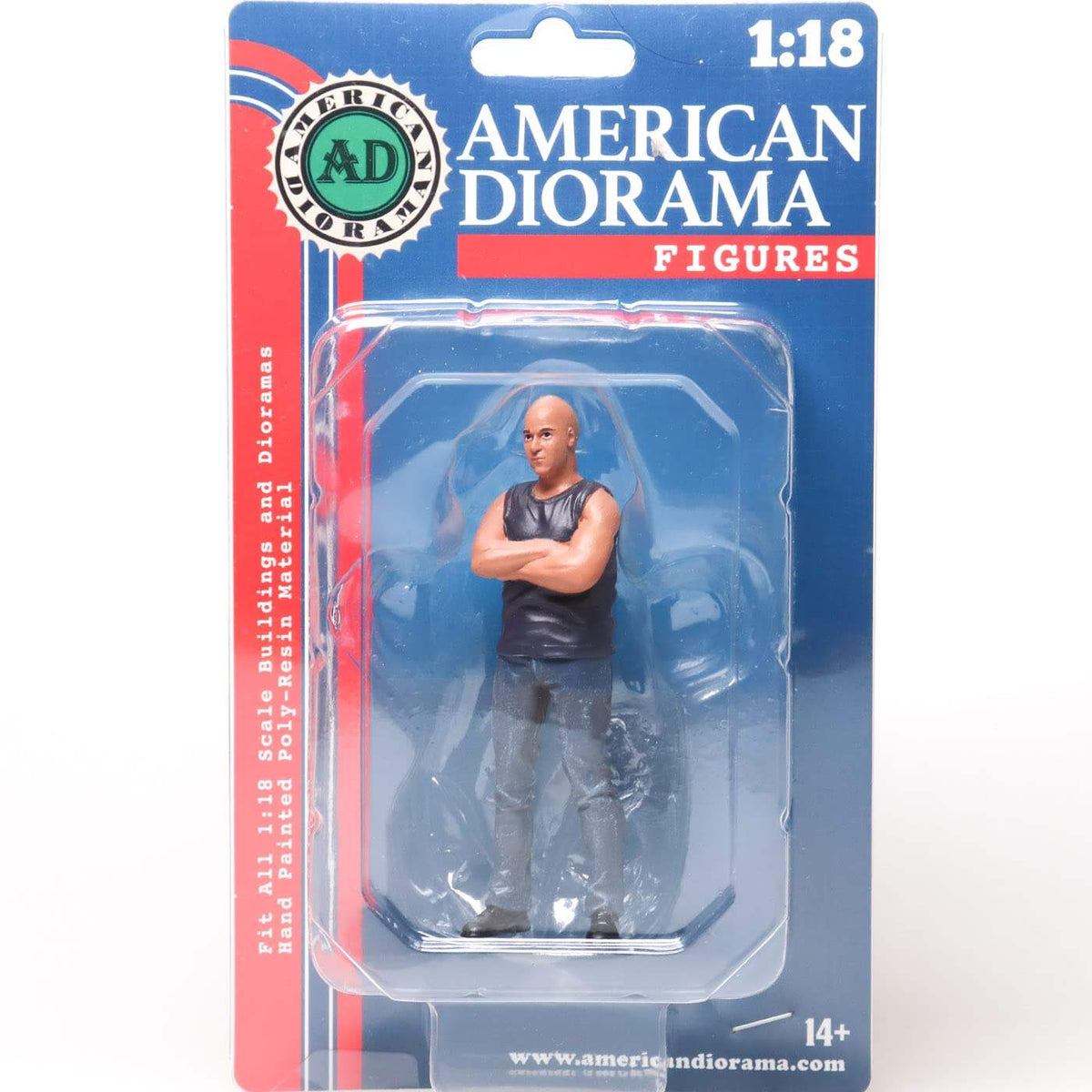 Car Meet 3-inch Figure 1 | 1/18 Scale Figure | American Diorama | Collector Quality