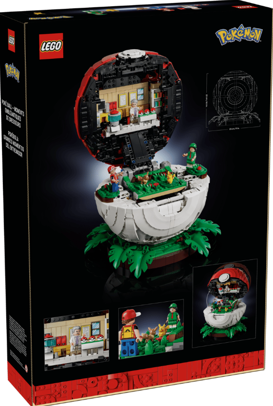 LEGO® Pokémon Iconic Trainer Moments Poké Ball | 2386 Pieces | Ages 18+
