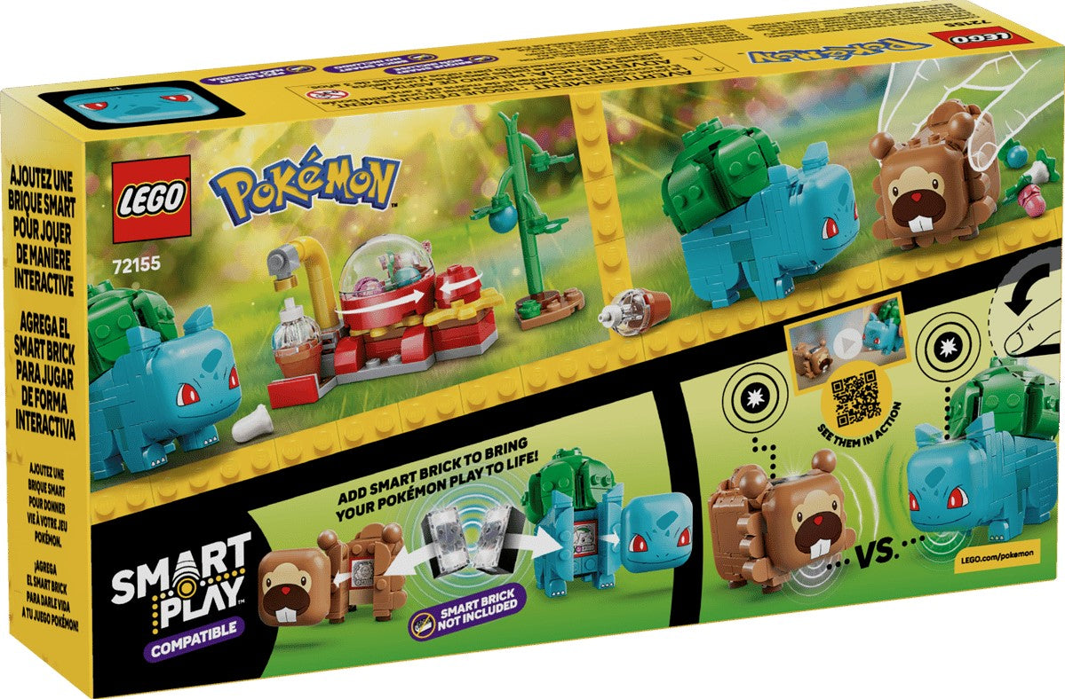LEGO® Pokémon Berry Bash Building Set | 240 Pieces | Bulbasaur And Bidoof