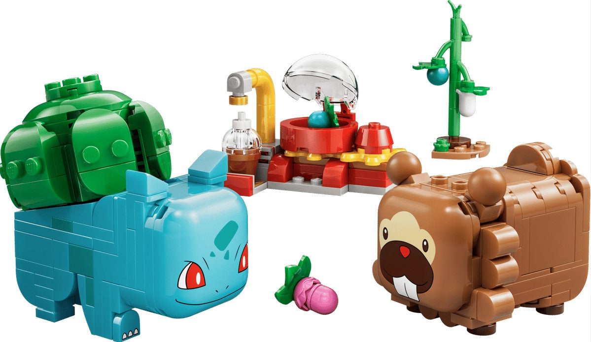LEGO® Pokémon Berry Bash Building Set | 240 Pieces | Bulbasaur And Bidoof