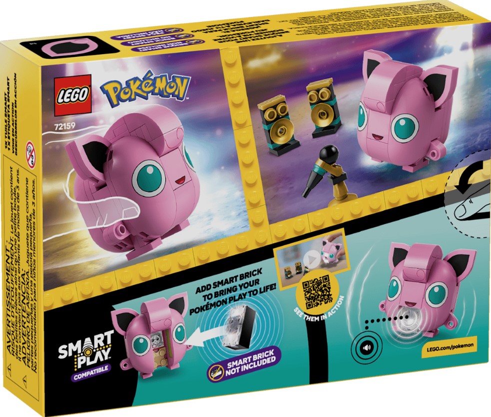 LEGO® Pokémon SMART Play Jigglypuff Concert Set | 88 Pieces | Ages 7+