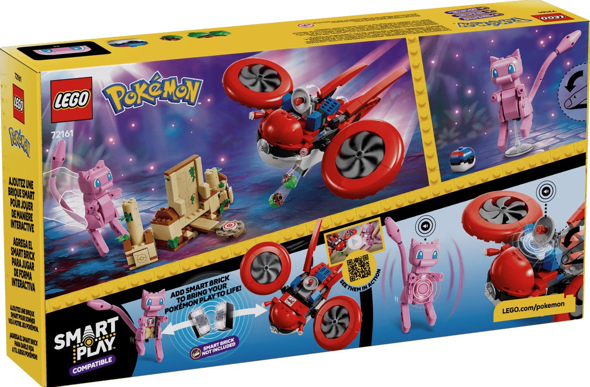 LEGO® Pokémon SMART Play Drone Search for Mythical Mew | 429 Pieces | Ages 8+