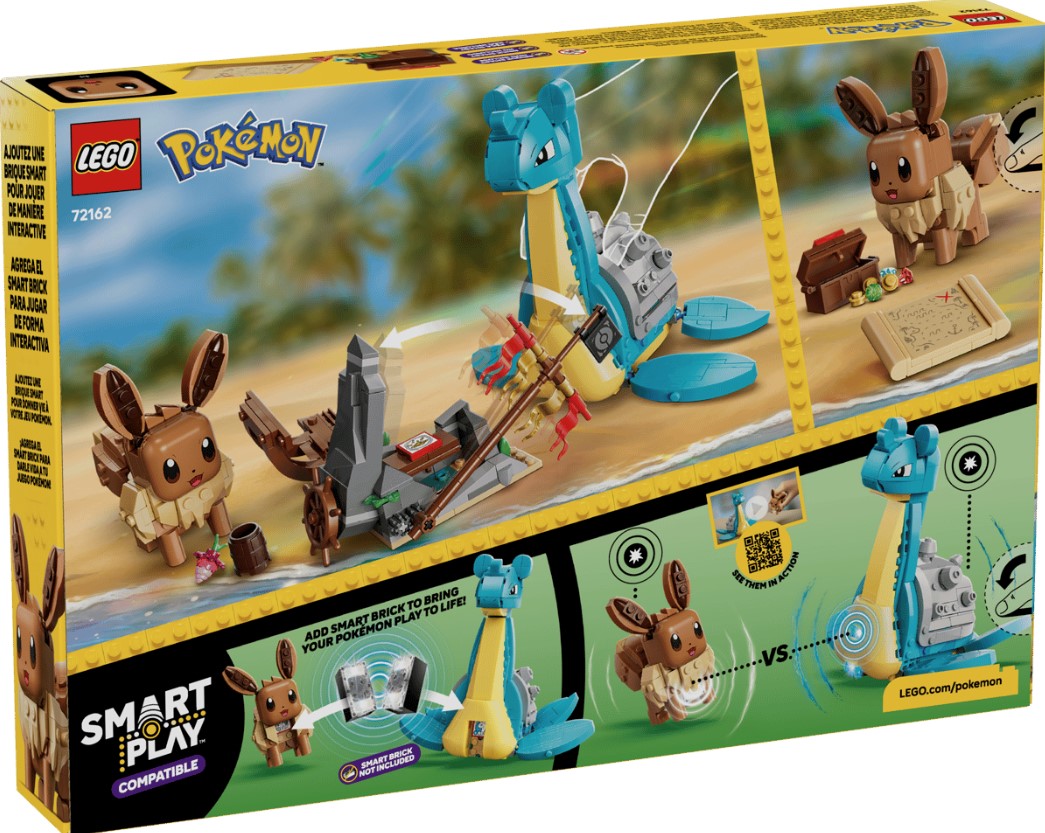 LEGO® Pokémon Building Set | 623 Pieces | Ages 8+ | Eevee And Lapras