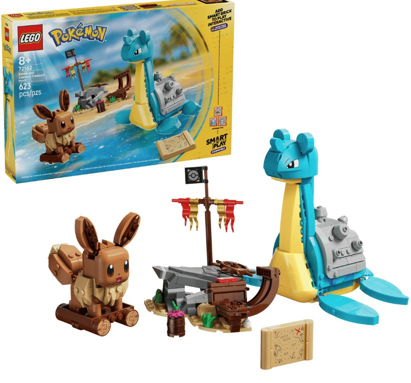 LEGO® Pokémon Building Set | 623 Pieces | Ages 8+ | Eevee And Lapras