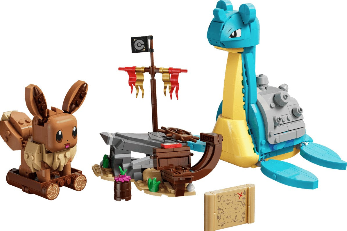 LEGO® Pokémon Building Set | 623 Pieces | Ages 8+ | Eevee And Lapras