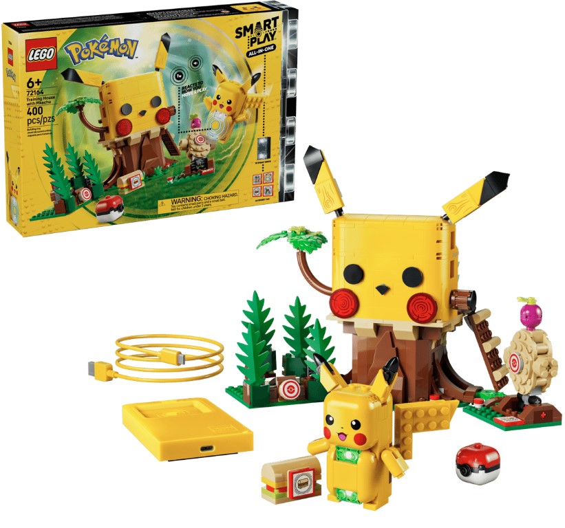 LEGO® Pokémon SMART Play Training House | Pikachu | 400 Pieces | Ages 6+