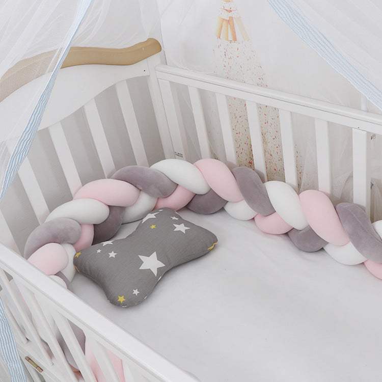 Braided Knot Crib Bumper | Anti-Collision