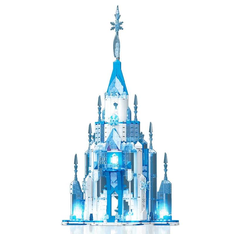 732PCS Ice Snow Castle Building Blocks Fairy Tale Princess Magic Castle - ToylandEU