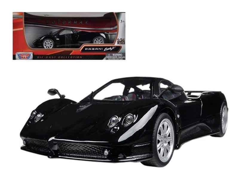 Pagani Zonda F Black | 1/24 Diecast Model Car | Motormax | Collector Quality