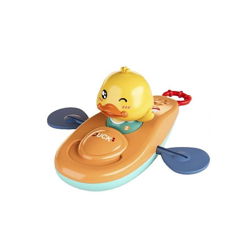 Yellow Duck Kayak Bath Toy | Plastic | Bath Toys