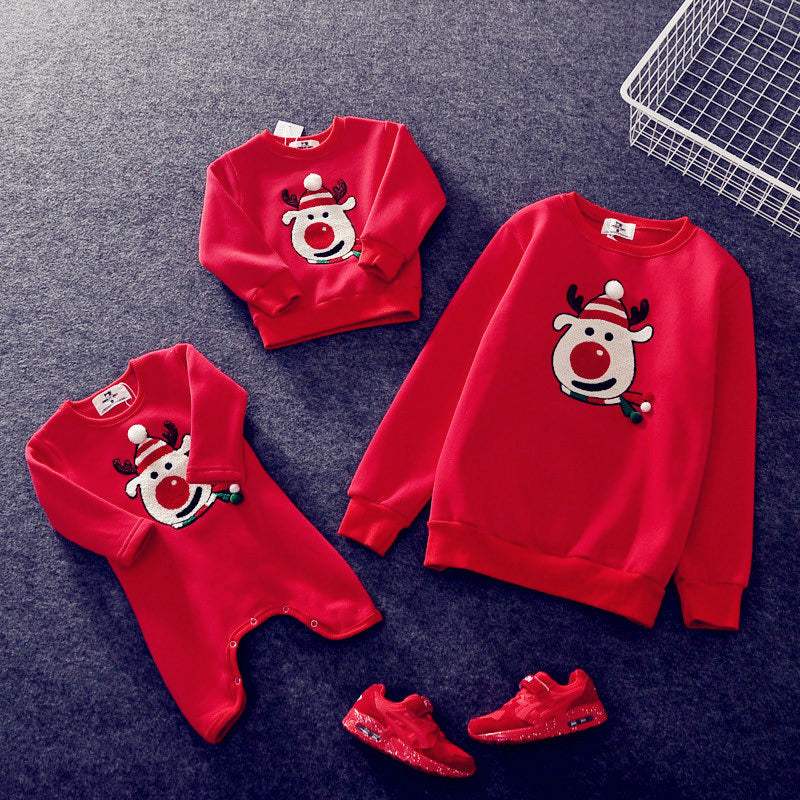 Kids' Christmas Cotton Clothes Set | Cartoon Animation | Unisex