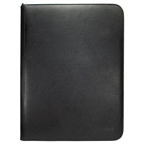 Vivid 9 Pocket Zippered PRO-Binder Black
