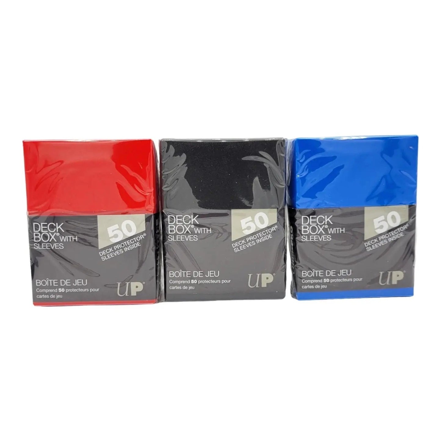Deck Box 3 Color Assortment with 50 Ct Sleeves