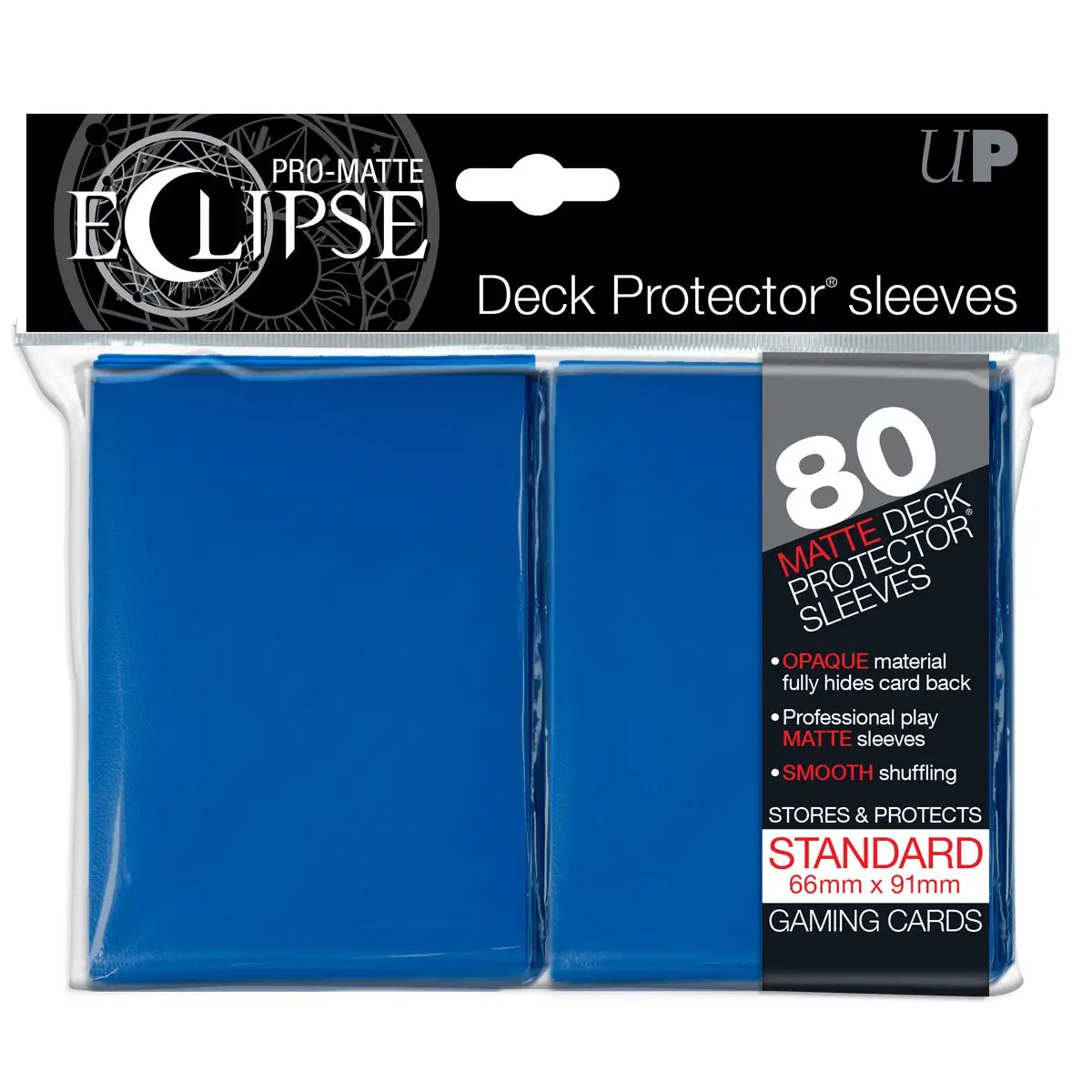 Deck Protectors - Pro Matte - Eclipse Blue - Pack of 80