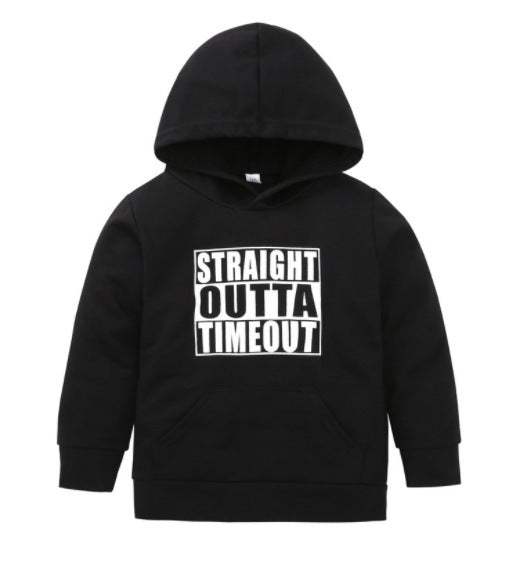 Kids' Hooded Letter Sweater Top | Ages 3-8