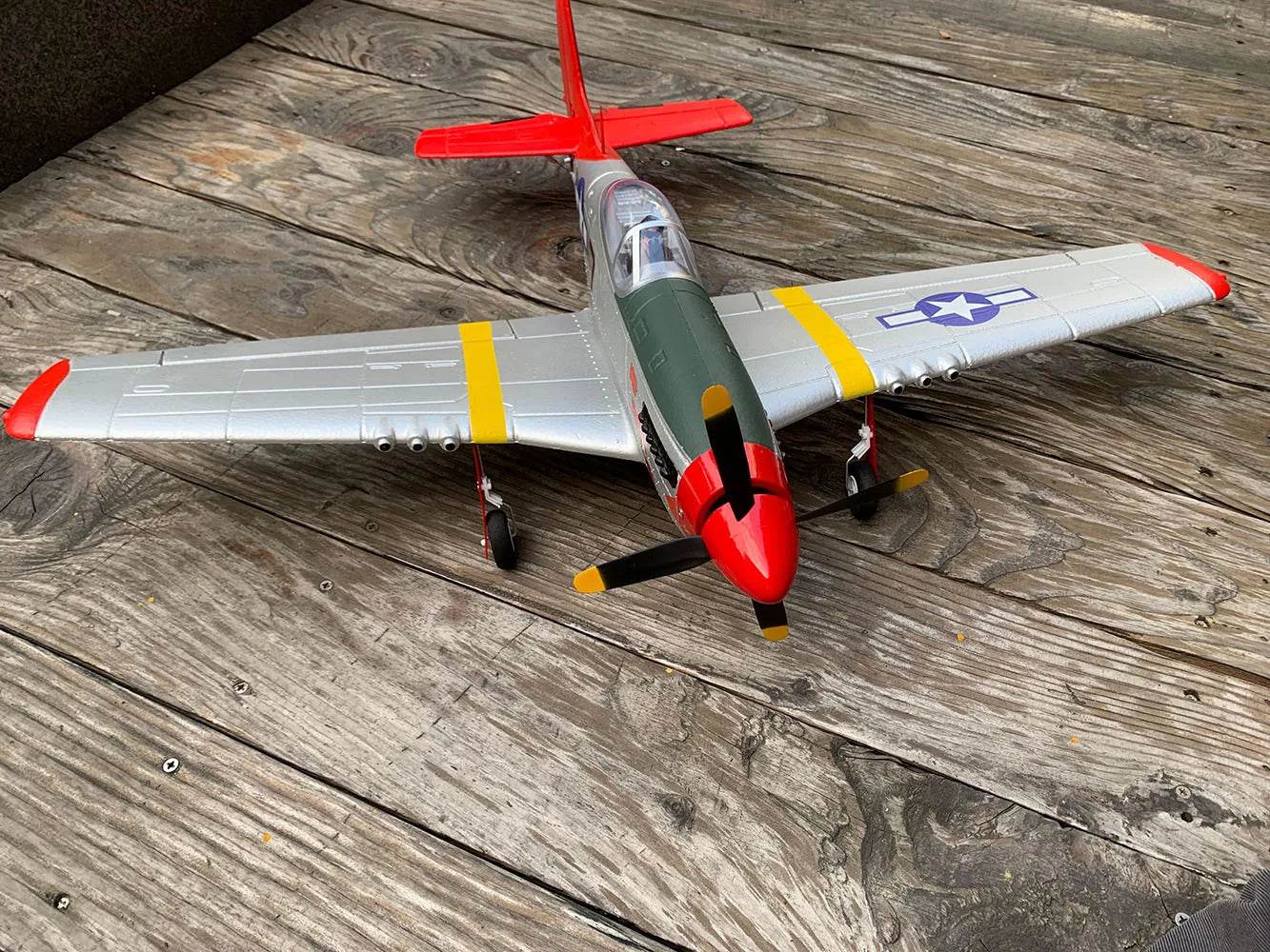 750MM 29.5 Inch Large Remote Control P51 P51D Mustang RC Plane - ToylandEU