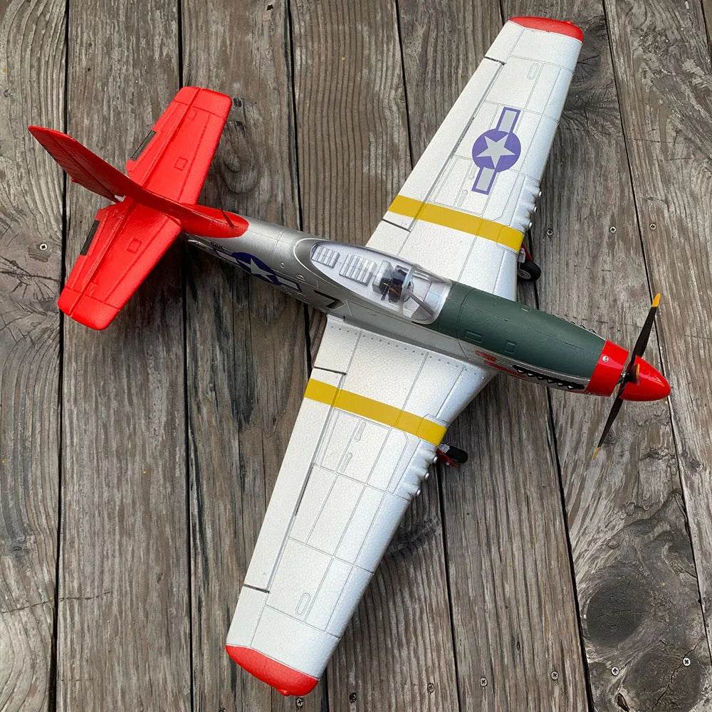 750MM 29.5 Inch Large Remote Control P51 P51D Mustang RC Plane - ToylandEU